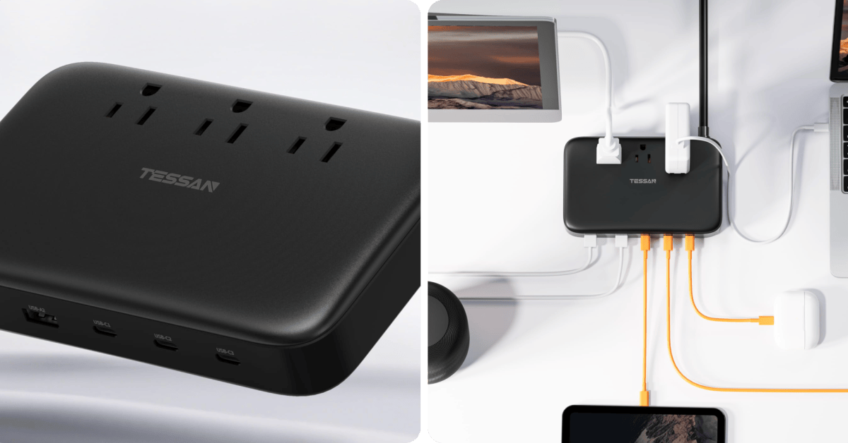 Power your desk with TESSAN’s 130W AC, Type-C, and USB-A charging station for only (Save 20%) Power your desk with TESSAN’s 130W AC, Type-C, and USB-A charging station for only (Save 20%)