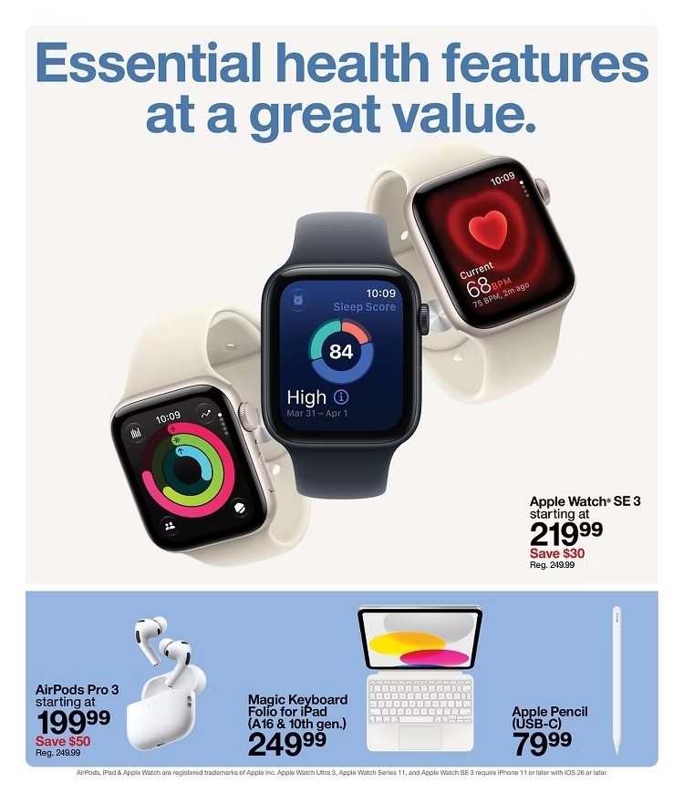 A advertisement for a smart watch