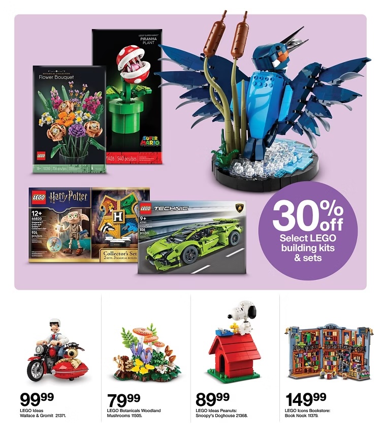 A advertisement for a toy store