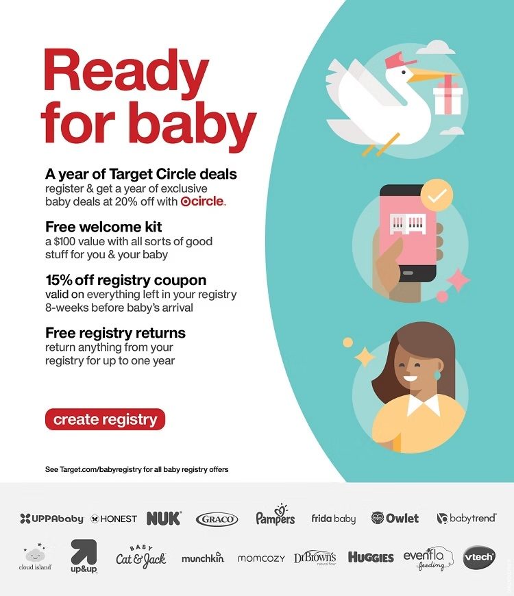 A advertisement for a baby store