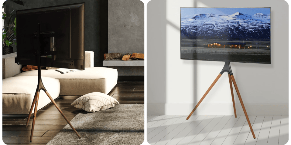 A room with a couch and a picture on the wall