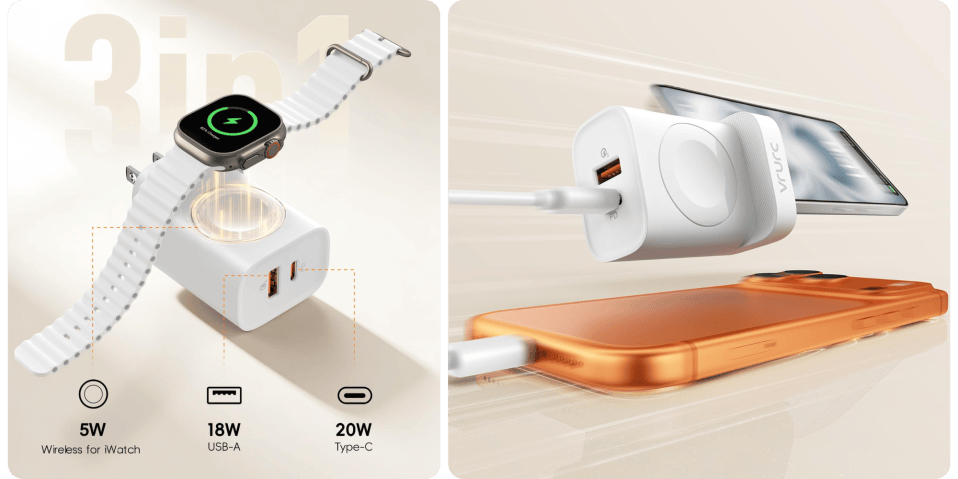 A smart watch charging station