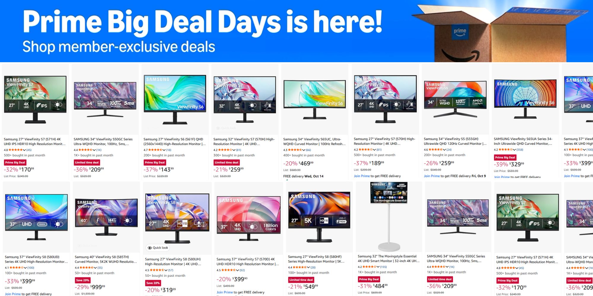 Fall Prime Day drops Samsung’s latest 4K/5K ViewFinity Mac-ready workstation monitors by nearly 40% to their lowest prices