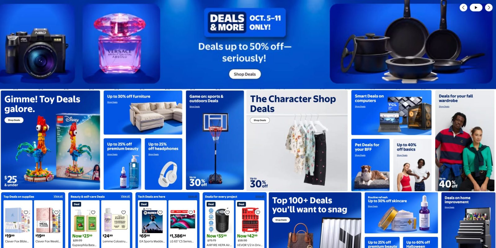 2026 fall Walmart Deals sale now live