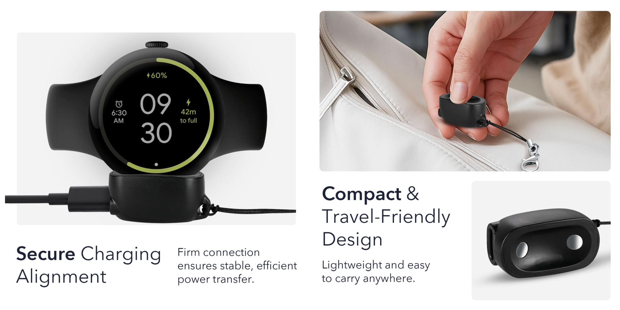 Wasserstein Made for Google Pixel Watch portable charging dock hits $20 all-time low