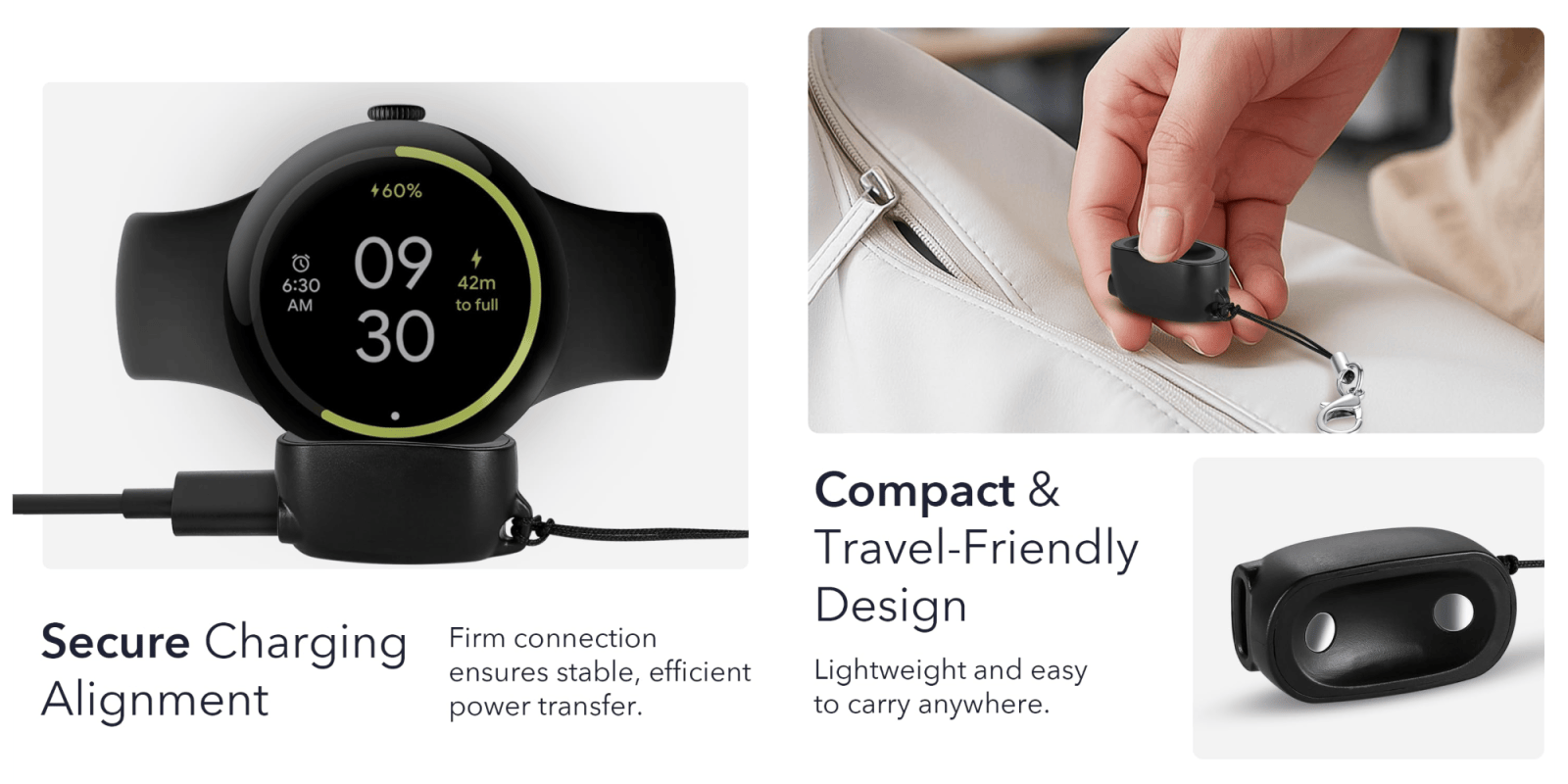 A close up of a smart watch