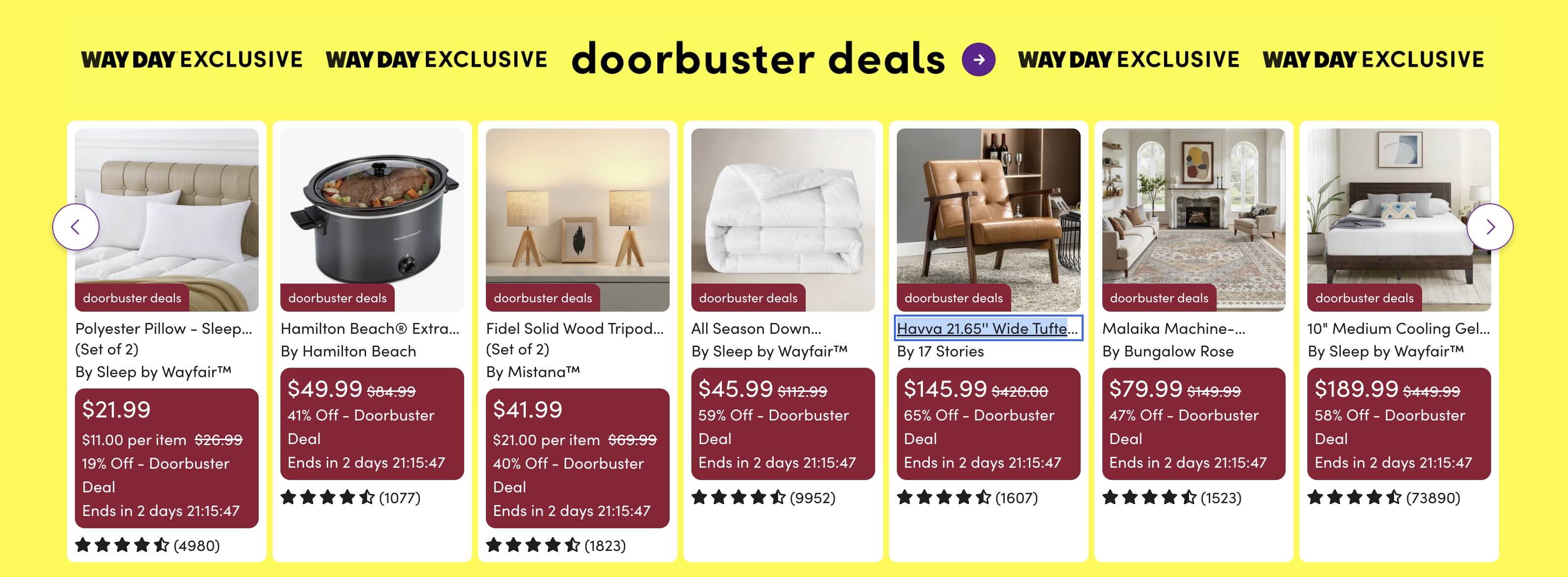A screenshot of a store