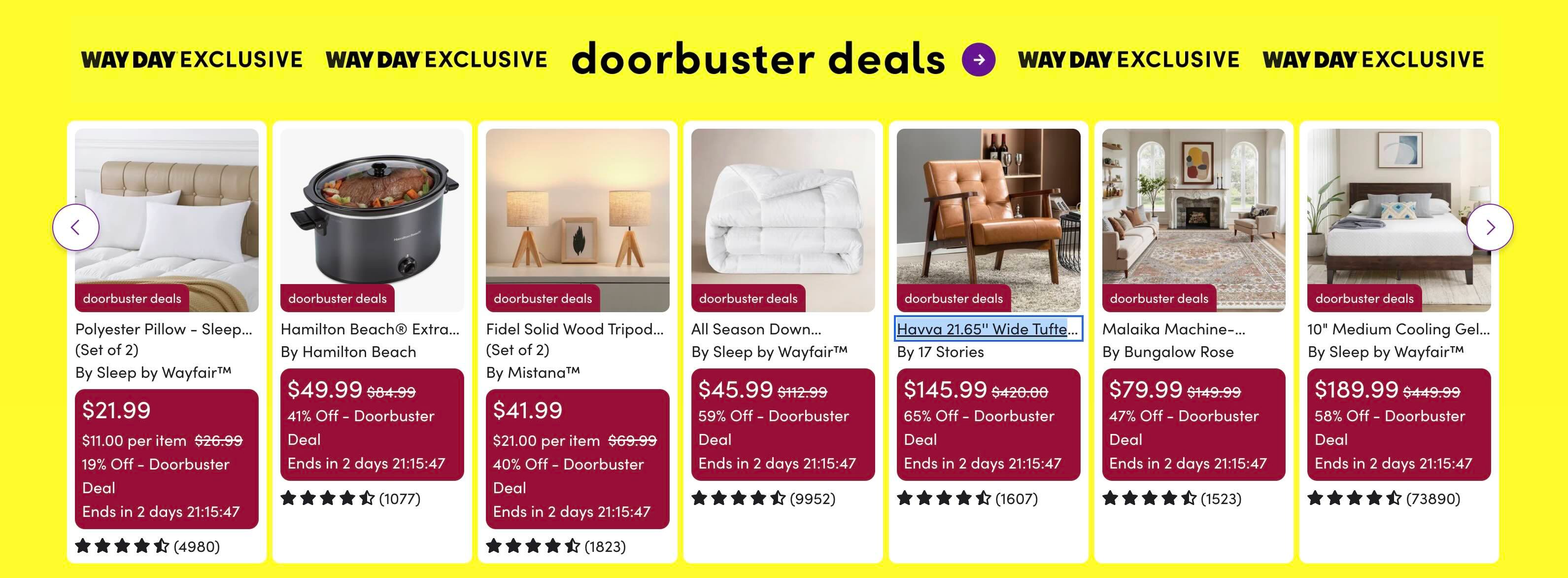 A screenshot of a store