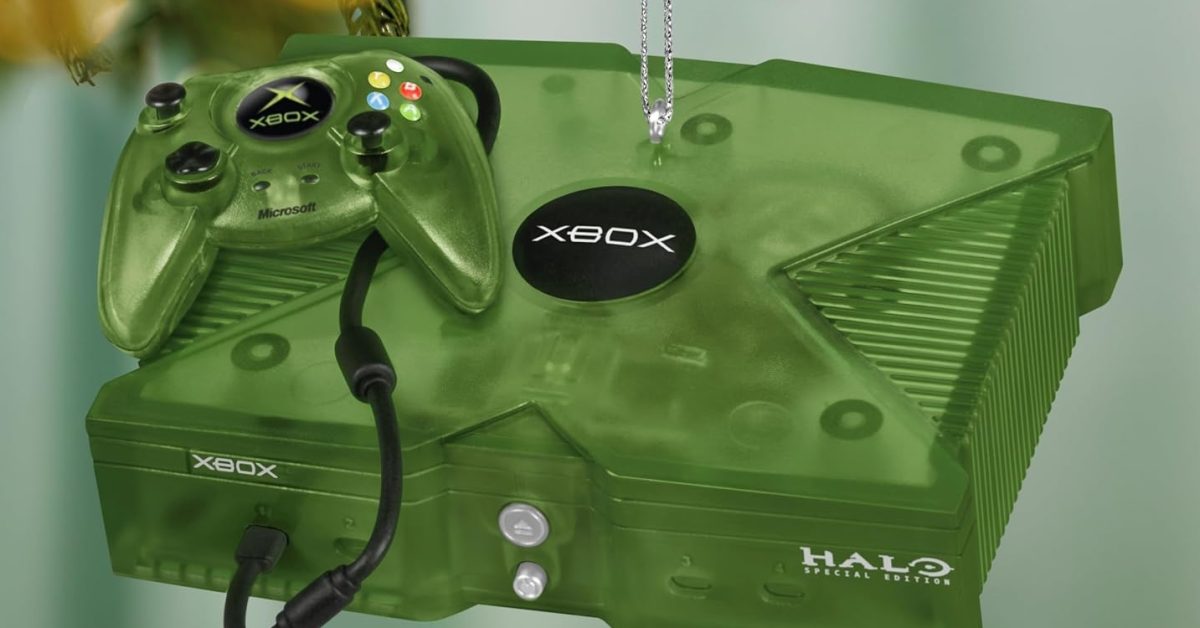 Bring home this official miniature XBOX Halo Special Edition Console for your display at 