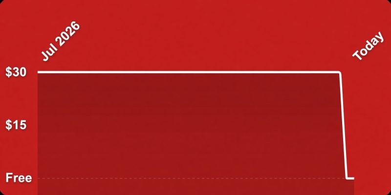 A red and white background