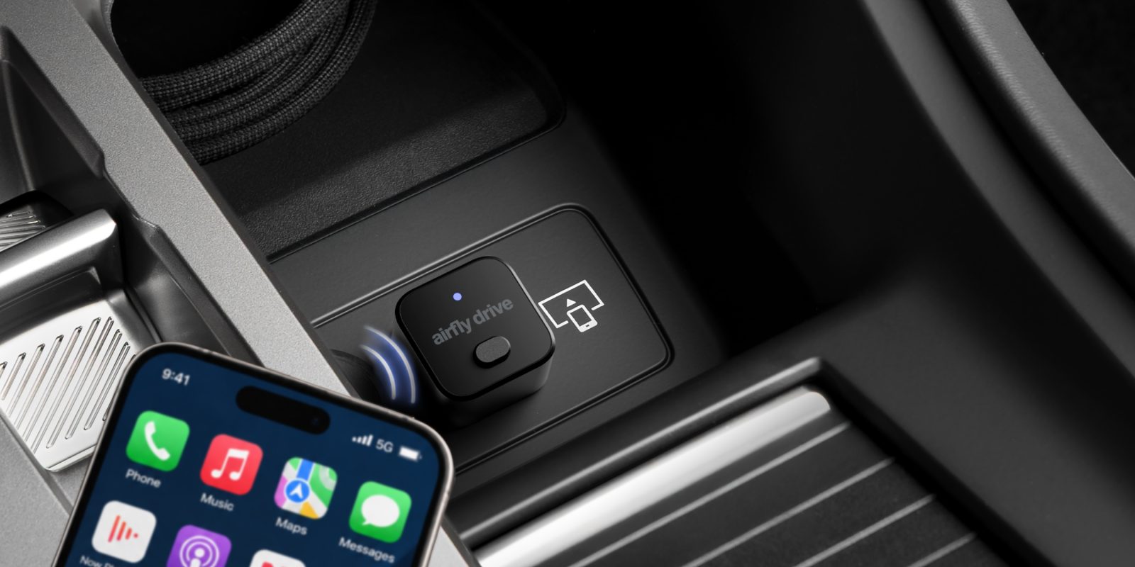 A device in a car