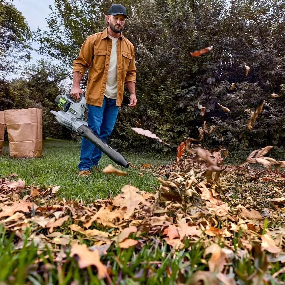 EGO Power+ LV5005 Leaf Vacuum and Mulcher with 500 CFM Blower, 6.0Ah Battery and 320W Charger Included