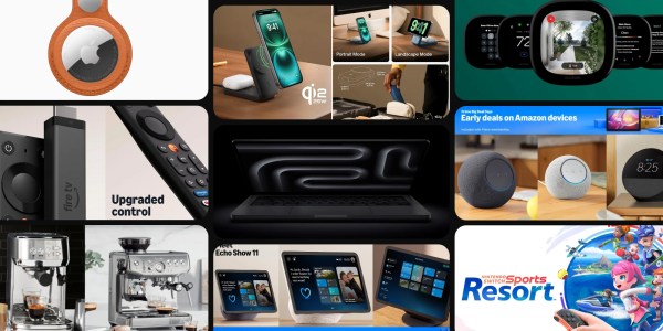 A collage of different electronic devices