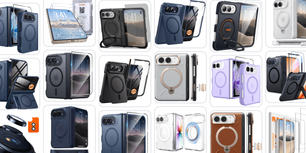 A collage of cell phones