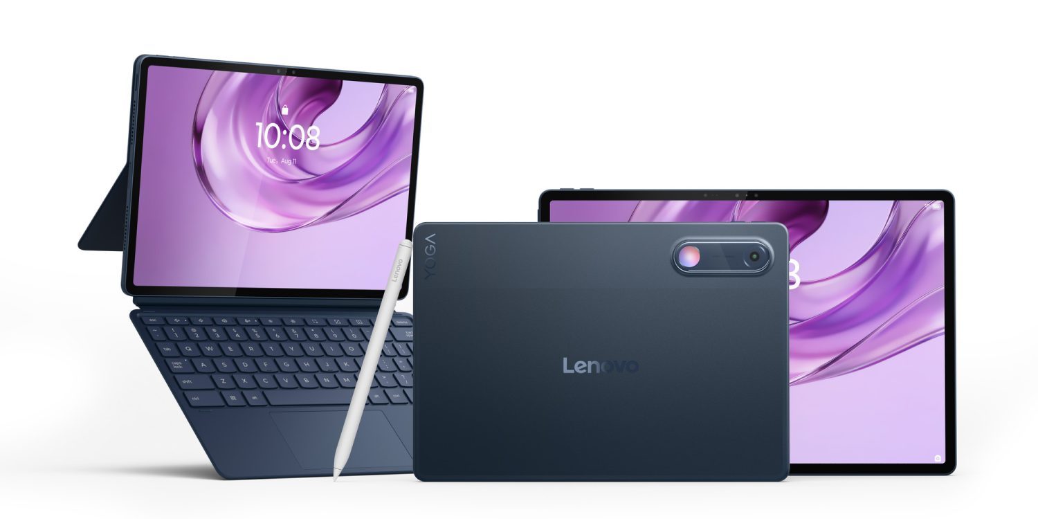 A tablet and a tablet with a stylus