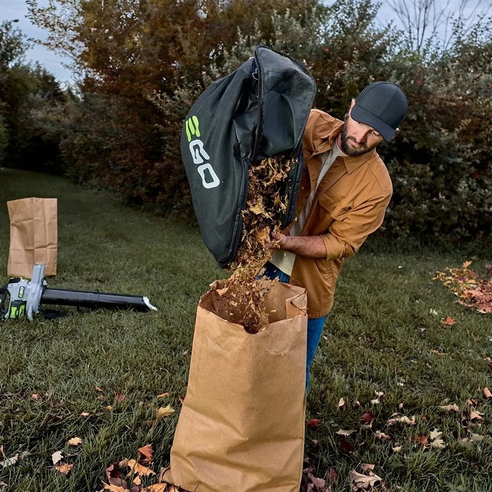 EGO Power+ LV5005 Leaf Vacuum and Mulcher with 500 CFM Blower, 6.0Ah Battery and 320W Charger Included