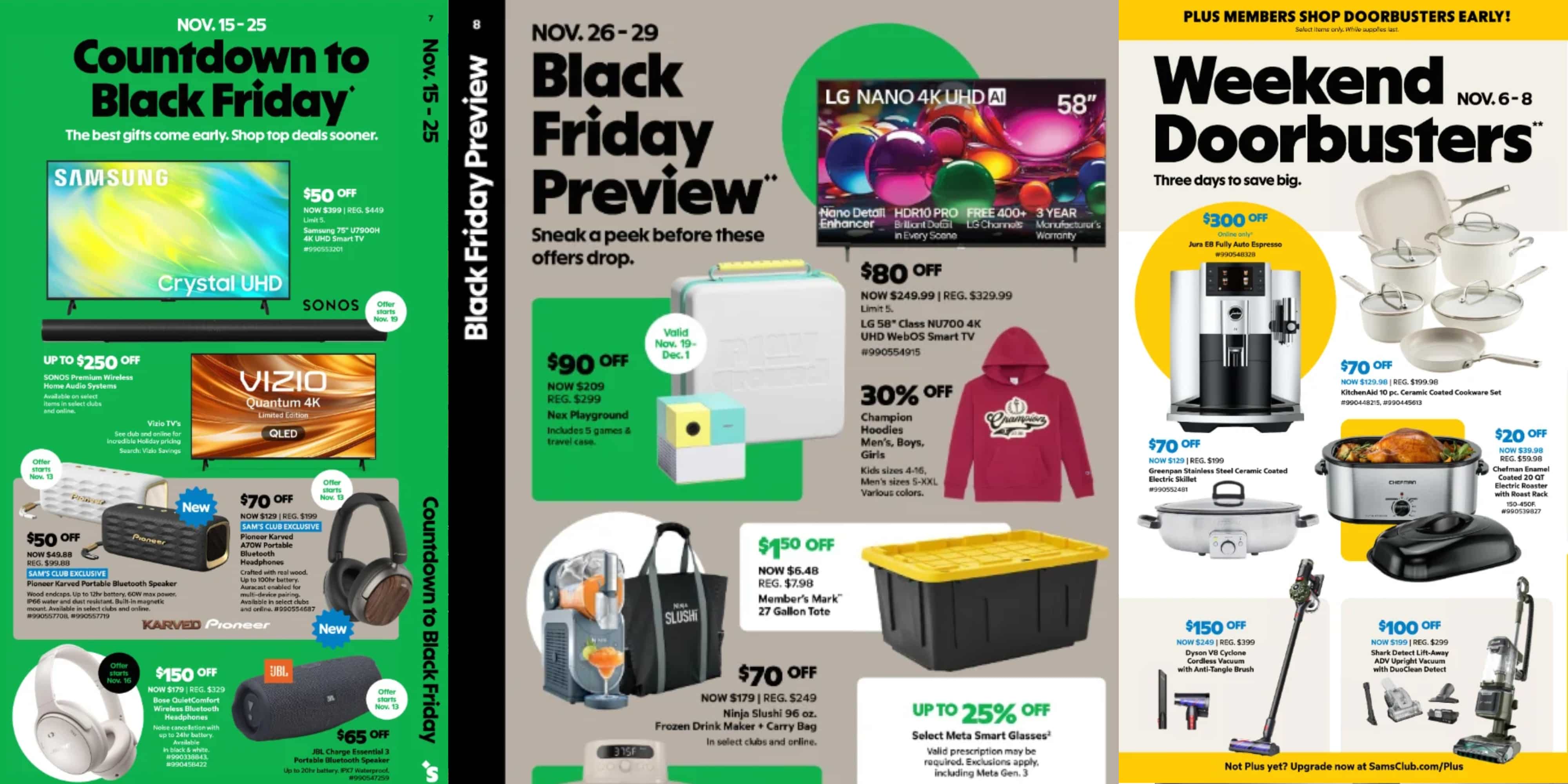 A advertisement for a black friday