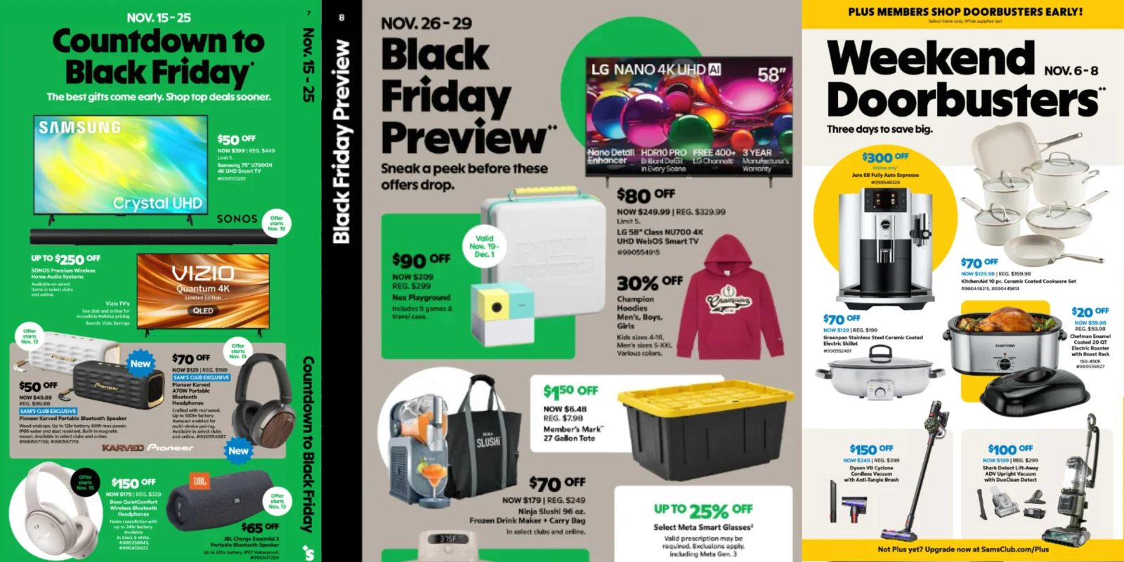 A advertisement for a black friday