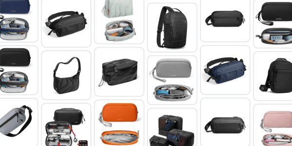 A collage of different bags